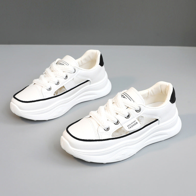 Damen Sportliche Sneakers mit dämpfendem Sohlenprofil und modischem Design EB