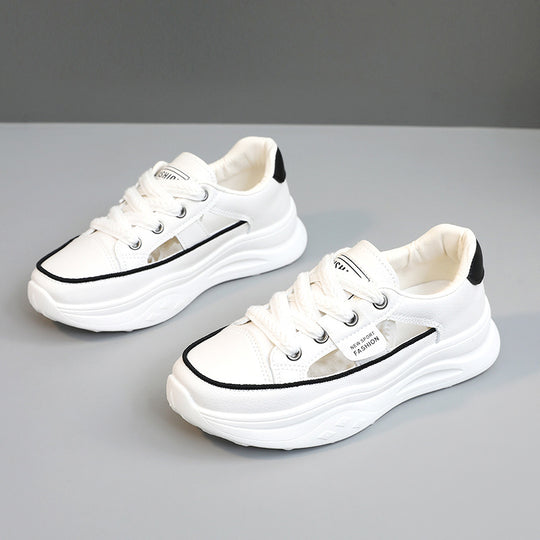 Damen Sportliche Sneakers mit dämpfendem Sohlenprofil und modischem Design EB
