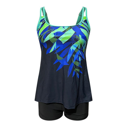 Damen Modisches Tankini-Set mit Shorts EB