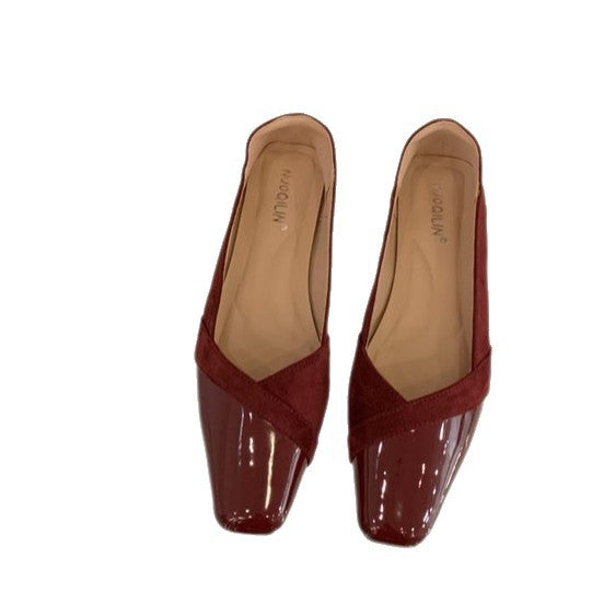 Damen elegante Slingback-Pumps mit modischem Glanz und komfortablem Fußbett EB