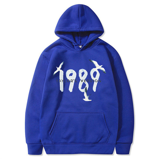 Damen Kapuzenpullover mit kreativem Vogelmotiv und hochwertiger Baumwolle EB