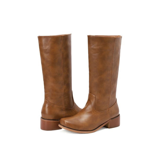 EB | Damen Plateau Stiefel Bequeme