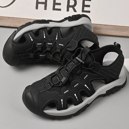 Damen Atmungsaktive Freizeit-Sandalen mit verstellbarem Schnürsystem EB