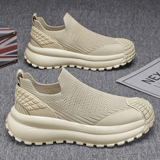 Damen slip-on Sportschuhe mit rutschfester Sohle und atmungsaktivem Gewebe EB