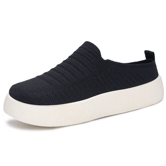 Damen Flexible Slip-On Sneakers mit leichtem Netzdesign EB