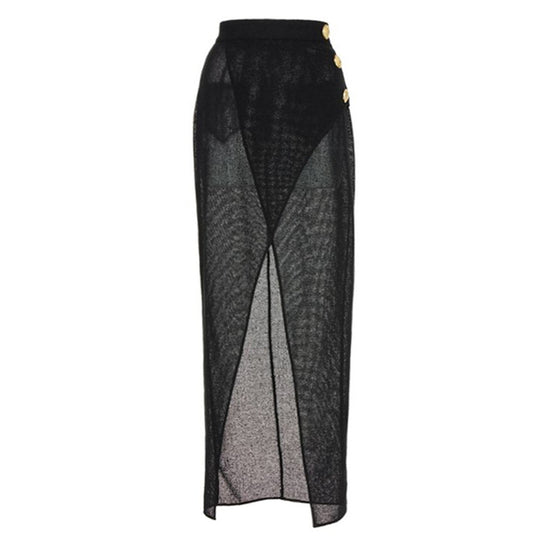 Damen Badeanzug mit raffinierten Drapierungen und eleganten Goldakzenten EB