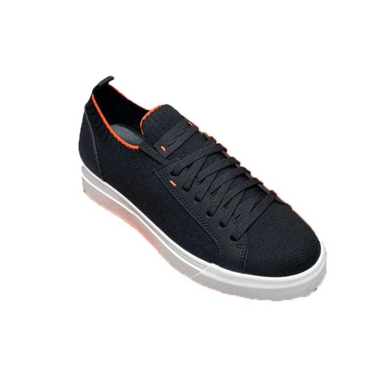 Damen Modische Sneaker mit atmungsaktiver Strick-Oberfläche und rutschfester Sohle EB