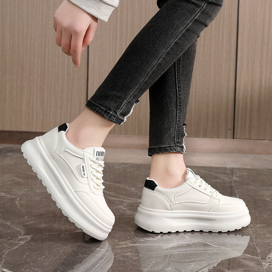 Damen Platform Sneakers mit modernem Design und bequemer Dämpfung EB