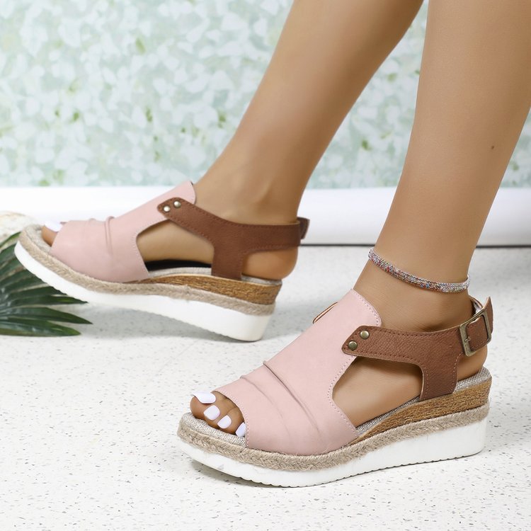 Damen Plateau Sandalen EB