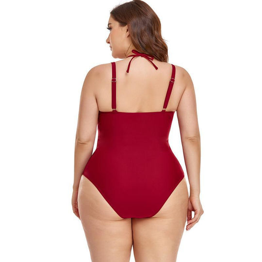 Damen Eleganter Einteiler mit raffiniertem Ringdetail EB