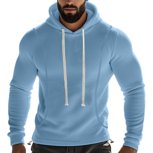 Herren Hochwertiger Fleece-Hoodie mit praktischer Kängurutasche und stylischem Design EB