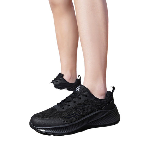 Damen Hochwertige Sport-Sneakers mit atmungsaktivem Gewebe und dämpfender Sohle EB