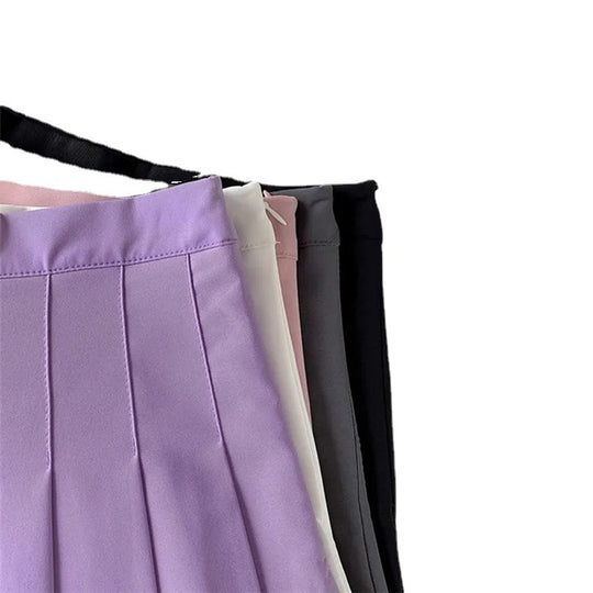 Damen Faltrock mit eleganten Plissee-Details EB