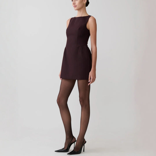 Damen Kleid mit feinen Nadelstreifen EB