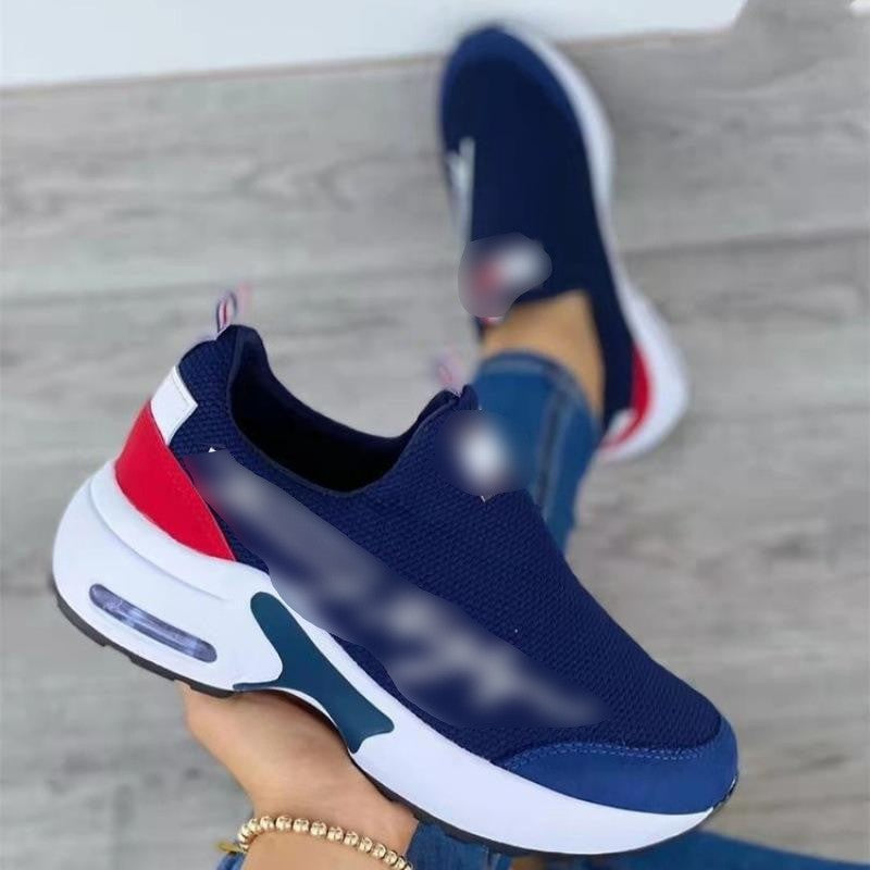 Damen Sneaker mit atmungsaktivem Obermaterial und stoßdämpfender Sohle EB