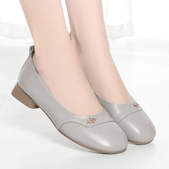 Damen Elegante Ballerinas mit modischem Schmuckdetail EB