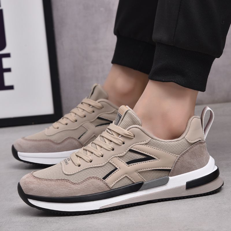 Herren Sportliche Sneakers mit stoßdämpfendem Design und atmungsaktivem Obermaterial EB
