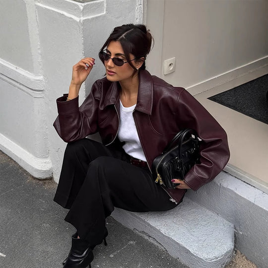 Damen elegante jacke mit oversized Schnitt EB