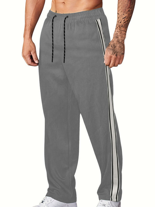 Herren komfortable Freizeithose mit seitlichem Streifen EB