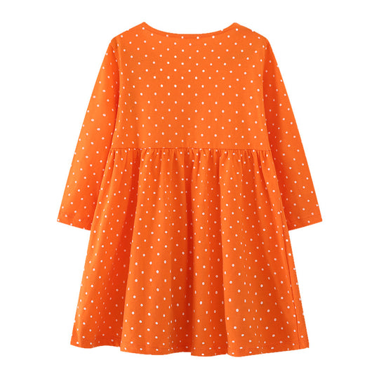 Kleines Mädchen Langarmkleid EB