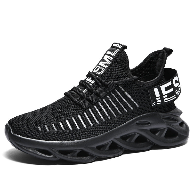 Damen Modische und atmungsaktive Sport Sneakers mit stoßdämpfender Sohle EB