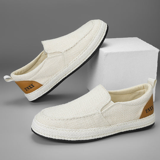 Damen Slip-On Freizeitschuhe mit komfortablem Textil-Obermaterial und rutschfester Sohle EB