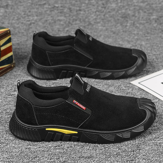 Herren Komfortable und strapazierfähige Slipper mit rutschfester Sohle EB