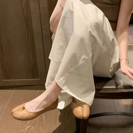 Damen Ballerinas mit dekorativer Schleifenapplikation EB