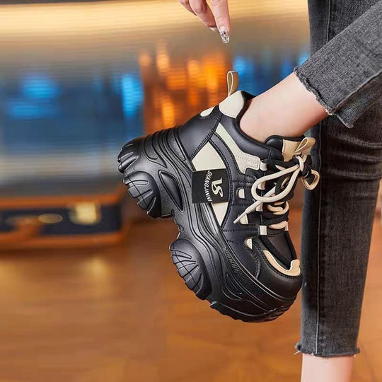 Damen Sportliche Chunky Sneakers mit dämpfender Sohle und hochmodernem Design EB