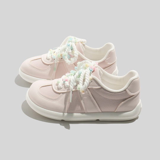 Damen Sneaker mit einzigartiger Blumendekoration und flexibler Komfortsohle EB