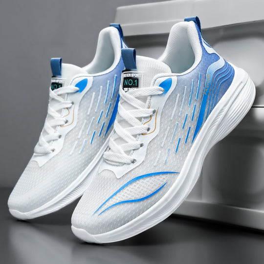 Damen Sportliche Lauf-Sneaker mit atmungsaktiver Oberflächenstruktur EB