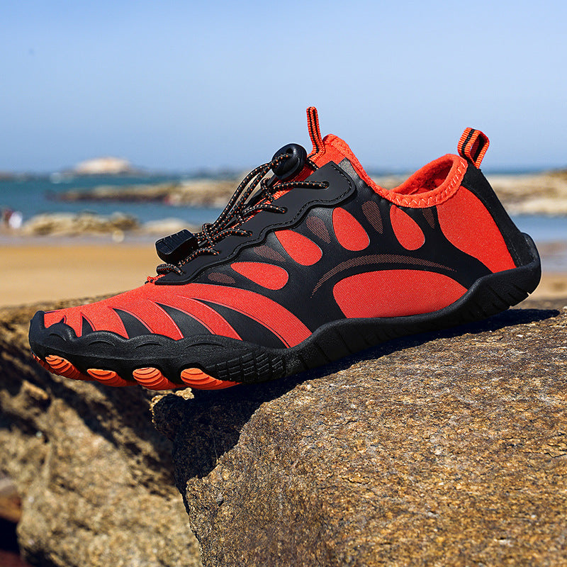 Damen Sportliche Wasserschuhe mit rutschfester Sohle und atmungsaktivem Obermaterial EB