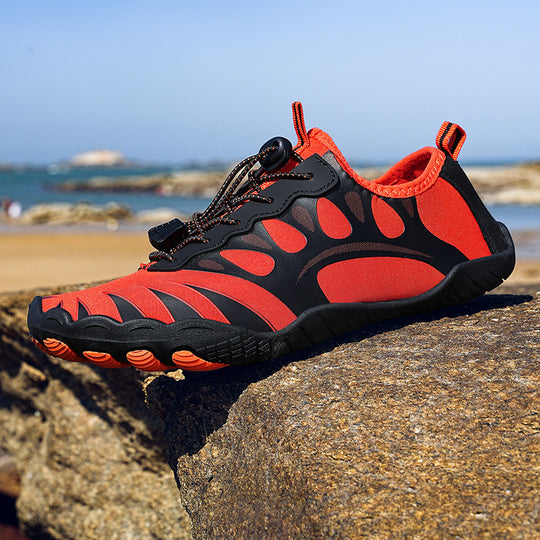 Damen Sportliche Wasserschuhe mit rutschfester Sohle und atmungsaktivem Obermaterial EB