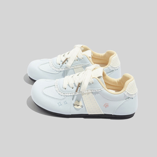 Damen Sportliche Sneaker mit einzigartigen Tiermotiv und gepolsterter Einlegesohle EB