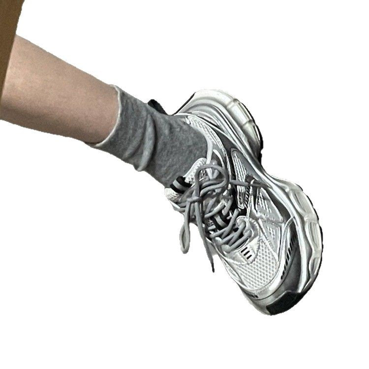 Damen Sportliche Chunky Sneakers mit atmungsaktiver Mesh-Oberfläche und komfortabler Dämpfung EB