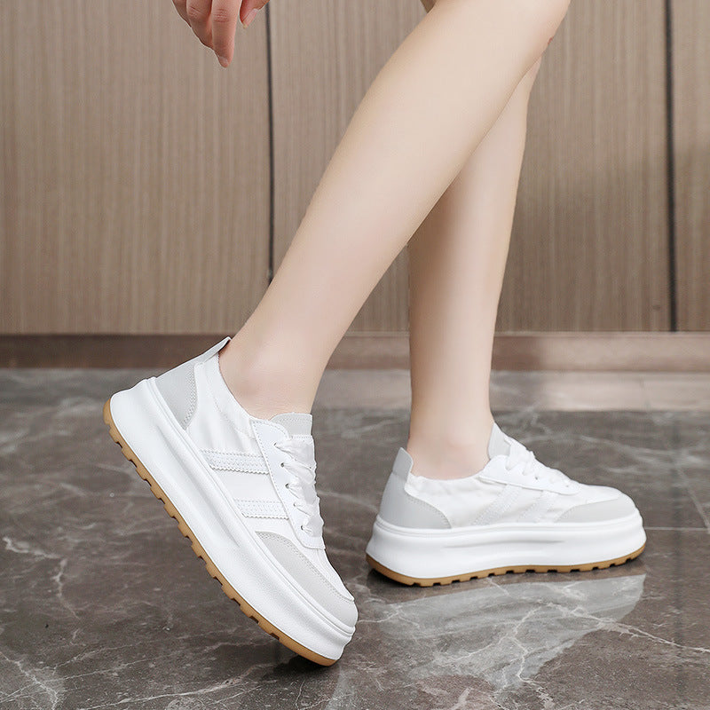 Damen Komfortable Chunky Sneakers mit atmungsaktiver Mesh-Oberfläche EB