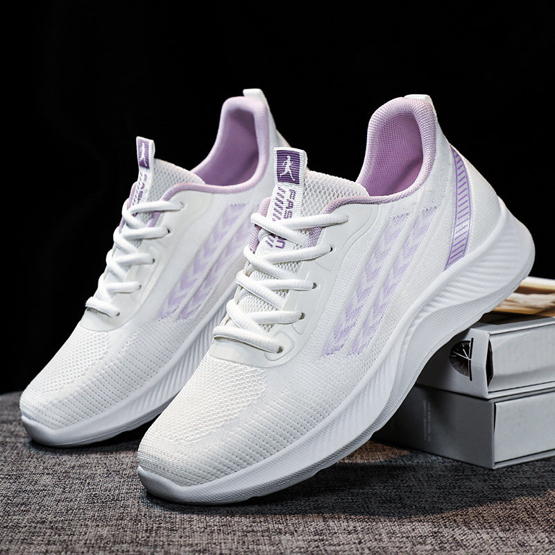 Damen sportliche Sneakers mit atmungsaktivem Mesh-Obermaterial und optimierter Dämpfung EB