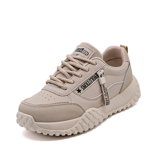 Damen Sportliche Sneakers mit robuster Profilsohle und atmungsaktiver Struktur EB