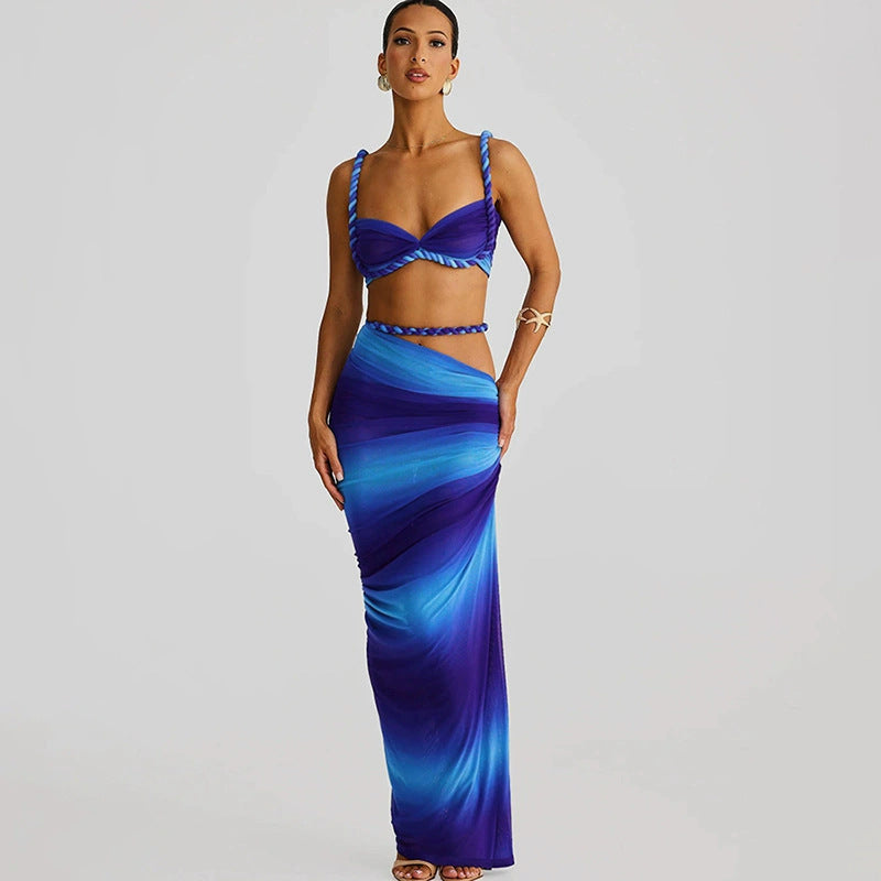 Damen Elegantes Wickelkleid mit raffinierten Rüschendetails und tailliertem Schnitt EB