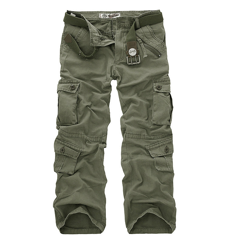 Herren Cargo-Hose mit elastischem Bund und vielseitigen Taschen EB
