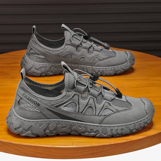Damen Trendige Freizeit Sneaker mit atmungsaktivem Mesh-Obermaterial und rutschfester Sohle EB