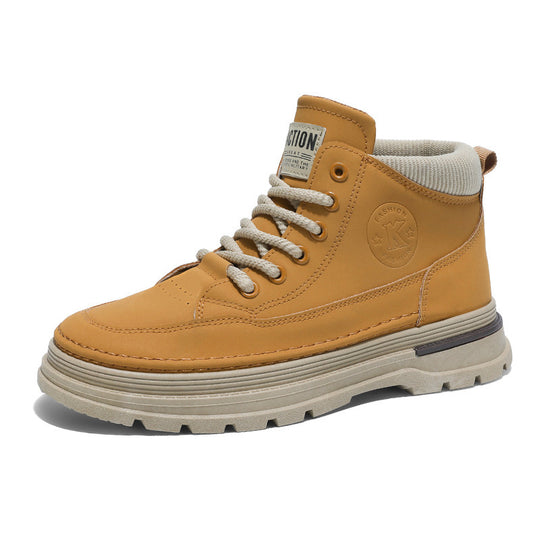 Damen modische High-Top Stiefel mit gepolstertem Innenfutter und rutschfester Sohle EB