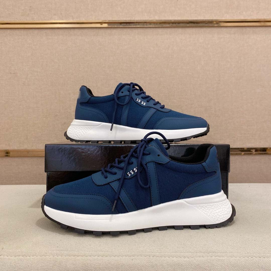 Damen Sportliche Sneakers mit dämpfender Sohle und atmungsaktiver Mesh-Oberfläche EB