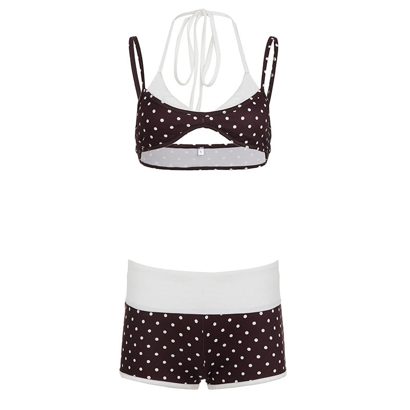 Damen Bikini-Set mit trendigem Punktedesign und modischem Schnitt EB