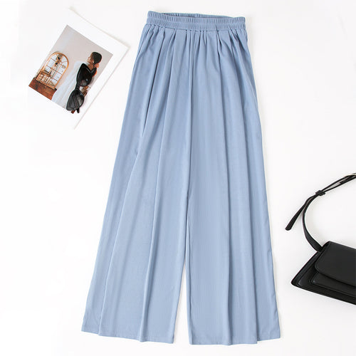 Damen Weit geschnittene Pluderhose mit elastischem Bund EB