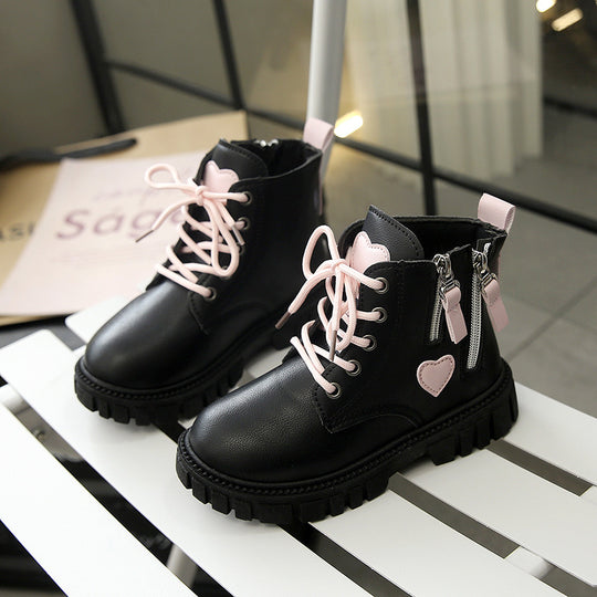 Damen Modische Boots mit praktischer Reißverschlussfunktion und rutschfester Sohle EB