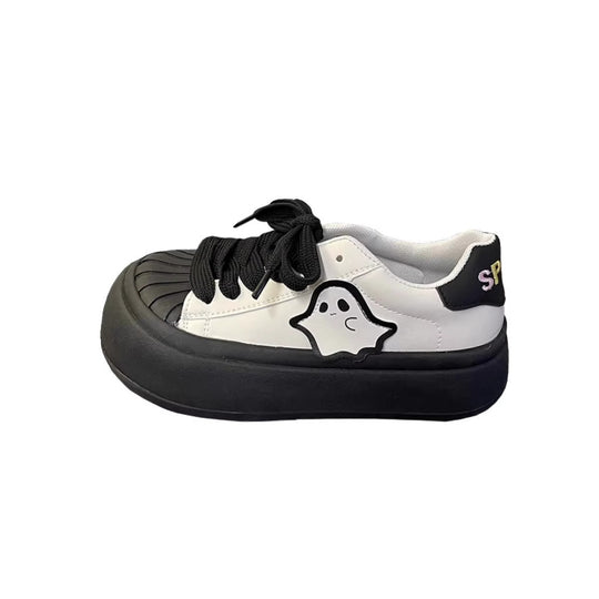 Damen Verspielte Sneakers mit einzigartigem Design und dicker Sohle EB