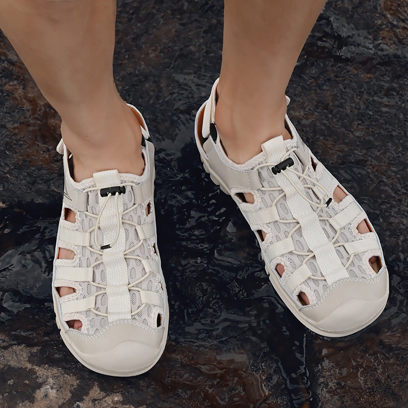 Damen Sportliche Multifunktionale Wassersandalen mit rutschfester Sohle und atmungsaktivem Design EB