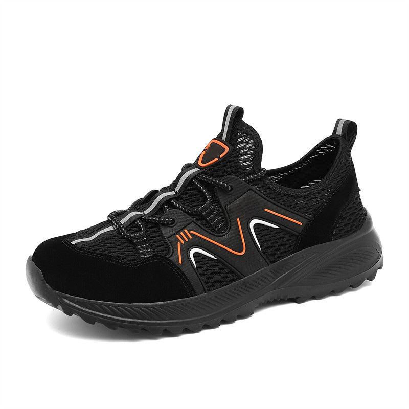 Damen Sportliche Leichtgewicht Sneakers mit atmungsaktiver Oberflächenstruktur EB