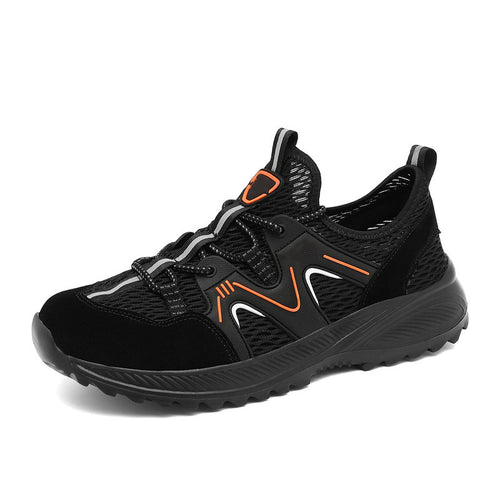 Damen Sportliche Leichtgewicht Sneakers mit atmungsaktiver Oberflächenstruktur EB